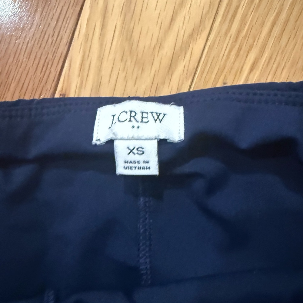 J. Crew navy pleated tennis skirt